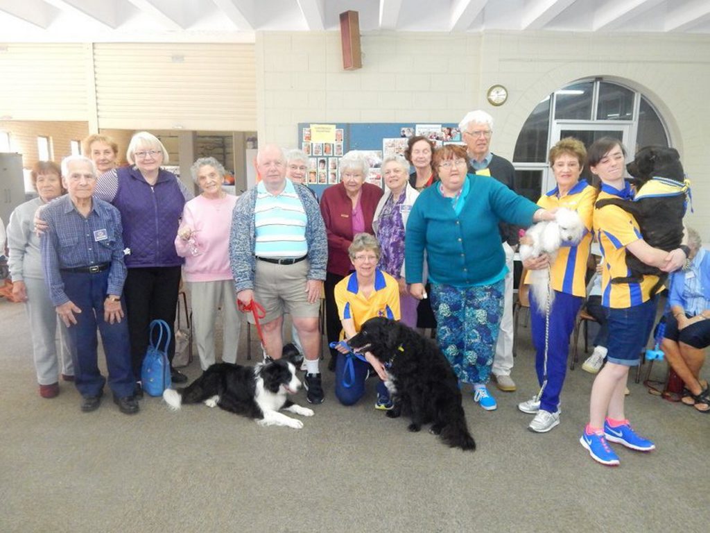 Doggy visit delights those at Never Alone Friendship Centre